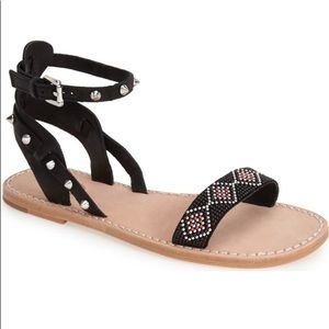ASH PEARL STUDDED SANDALS
